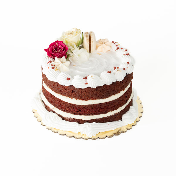 Bizcocho Red Velvet relleno de Cheesecake  – Postres tradicionales